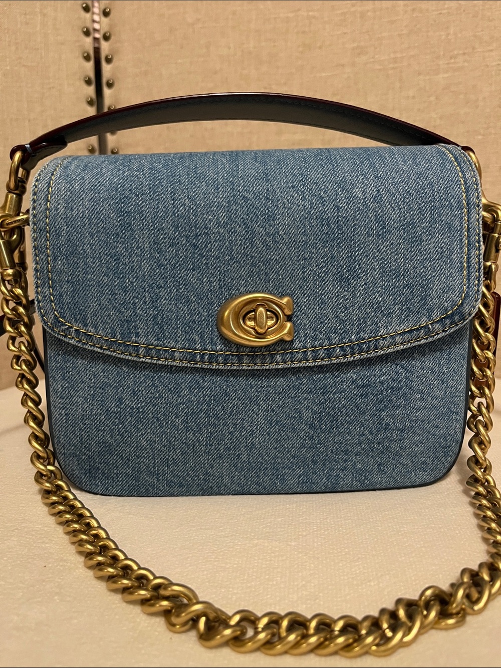 Coach Cassie denim 19 crossbody - Picture 2 of 10
